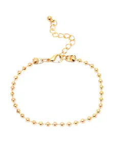URBANIC Women Pack of 4 Gold-Toned Link Bracelet