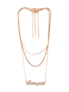 URBANIC Gold-Toned Layered Necklace