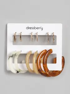 DressBerry Set of 6 Earrings