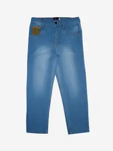 KiddoPanti Boys Blue Jean Heavy Fade Stretchable Jeans