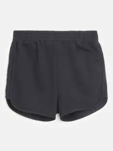 Noh.Voh - SASSAFRAS Kids Noh Voh - SASSAFRAS Kids Girls Navy Blue Solid Shorts