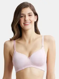 Jockey Wirefree Padded Soft Touch Full Coverage Multiway Styling Tshirt Bra-1816