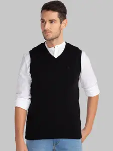 Parx Men Black Sweater Vest