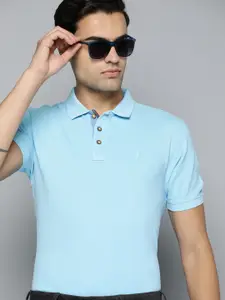 Indian Terrain Pure Cotton Naturally-Dyed Polo T-shirt