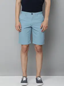 Indian Terrain Men Solid Slim Fit Mid-Rise Regular Shorts