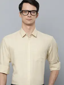 Indian Terrain Men Pure Cotton Slim Fit Opaque Formal Shirt