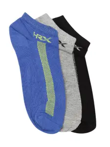 HRX by Hrithik Roshan Men Ankle length Pack of 3 Ventilated Mesh Socks