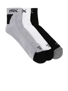 HRX by Hrithik Roshan Men Quarter length Pack of 3 Quick Dry Socks