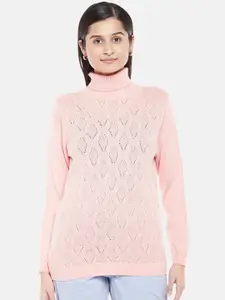 Honey by Pantaloons Women Pink Acrylic Pullover