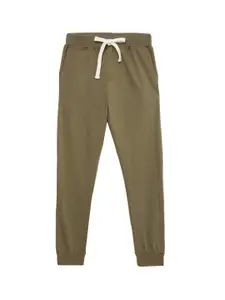 ZION Boys Green Solid Track Pants