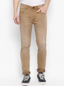 Red Chief Men Camel Brown Light Fade Jeans