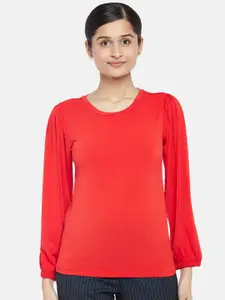 Annabelle by Pantaloons Red Regular Top