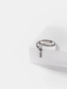 SHAYA Woman 925 Silver Antique Didas Holiday Ring