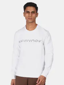 Arrow New York Men White Sweatshirt