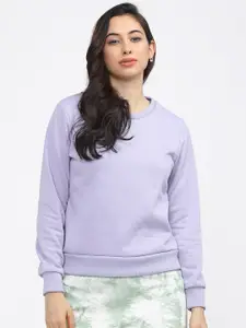 Tokyo Talkies Women Purple Sweatshirt