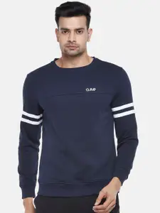 Ajile by Pantaloons Men Navy Blue Pure Coton Sweatshirt