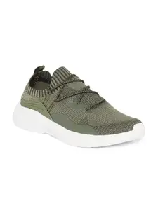 Ajile by Pantaloons Men Olive Green Textile Running Non-Marking Shoes
