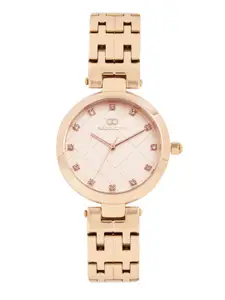 GIO COLLECTION Women Rose Gold-Toned Analogue Watch G2018-33