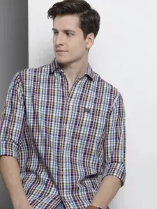 The Indian Garage Co Men Multicoloured Checked Casual Shirt