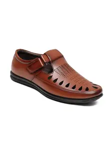 Ferraiolo Men Brown Shoe-Style Sandals