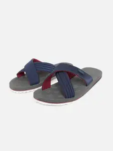 ALDO Men Blue & Red Comfort Sandals