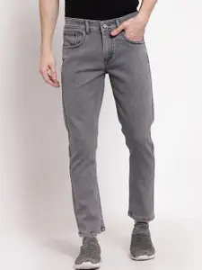 FEVER Men Grey Slim Fit Clean Look Stretchable Jeans