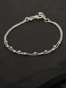 VANBELLE Women 925 Sterling Silver Rhodium-Plated Multistrand Bracelet