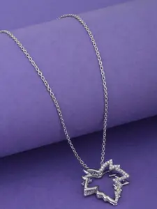 VANBELLE 925 Sterling Silver Rhodium-Plated Necklace