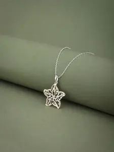 VANBELLE Women 925 Sterling Silver Star Pendent Necklace