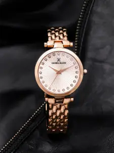 Daniel Klein Premium Women Silver-Toned Dial Watch DK11272-4