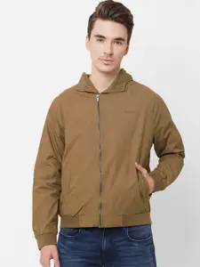 Pepe Jeans Men Brown Bomber Jacket