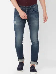 Pepe Jeans Men Mildly Distressed Light Fade Stretchable Jeans