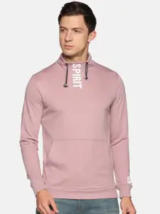 SHOWOFF Men Pink Cotton Sweatshirt