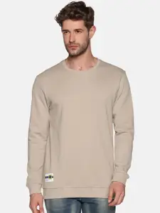 SHOWOFF Men Grey Cotton Sweatshirt