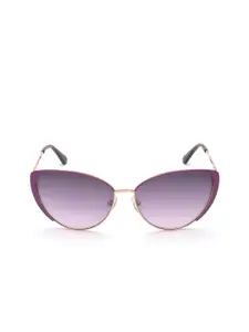 GUESS Women Purple Cateye Sunglasses GUS77446181ZSG