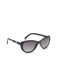 IDEE Girls Black Polarised Oval Sunglasses IDSY564C1SG