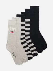 GANT Men Pack Of 3 Patterned Above Ankle-Length Socks