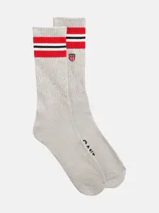 GANT Men Grey Above Ankle-Length Socks