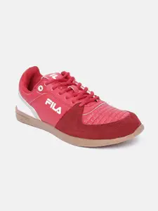 FILA Women Red Mesh Running Shoes