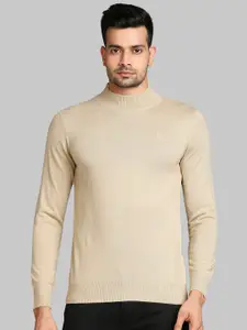 Parx Men Beige Pullover Sweater
