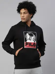 FILA Men Black Printed PRESTON Sweatshirt