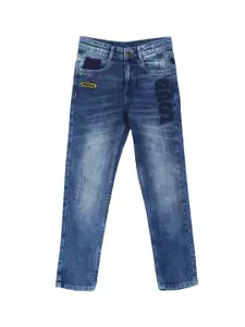 Cherokee Boys Blue Mid Rise Heavy Fade Jeans