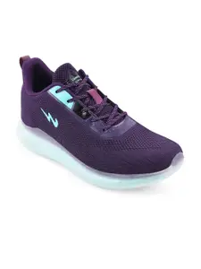 Campus Men Purple Mesh Running Shoes