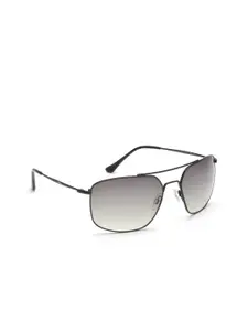 FILA Men Grey Lens & Black Rectangle Sunglasses -SFI191K62700SG