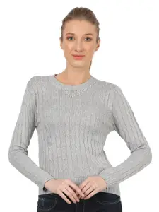 NoBarr Women Grey Pullover