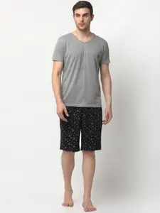 MACK Jonney Men Grey Cotton Blend Track Suit