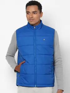 Allen Solly Men Blue Quilted Jacket
