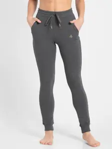 Jockey Women Charcoal Grey Slim Fit Lounge Pants 1323-0103