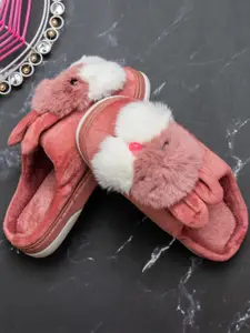 Brauch Women Pink & White Room Slippers