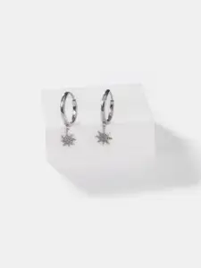 SHAYA 925 Silver Contemporary Drop Earrings